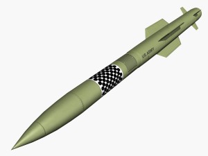 mim-104f pac-3 mse missile 3D Model