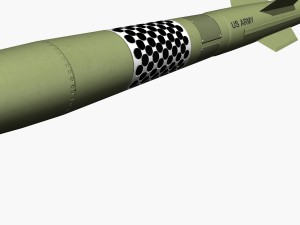 mim-104f pac-3 mse missile 3D Model