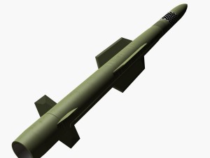mim-104f pac-3 mse missile 3D Model