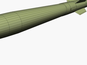 mim-104f pac-3 mse missile 3D Model