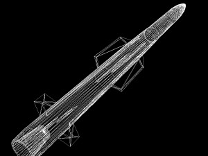 mim-104f pac-3 mse missile 3D Model