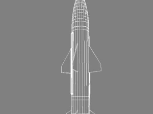 drdo prithvi 3D Model