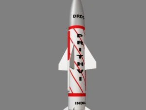 drdo prithvi 3D Model