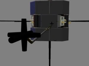 nasa fast satellite 3D Model