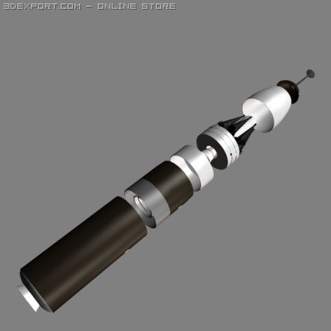 trident ii c4 fbm 3D Модель .c4d .max .obj .3ds .fbx .stl .blend 