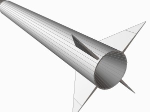 agni-i ballitic missile 3D 模型