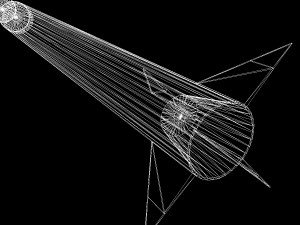 agni-i ballitic missile 3D 模型