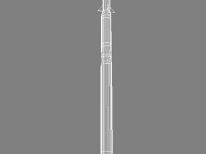 drdo agni ii mrbm Modelo 3D