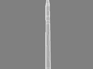drdo agni2at Modelo 3D