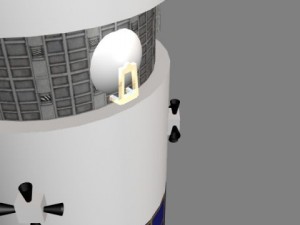 space based laser Modelo 3D