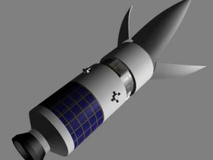 space based laser 3D Model