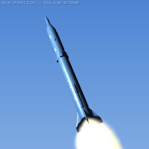 iranian sejil2 3D Model .c4d .max .obj .3ds .fbx .stl .blend 