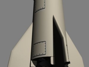 iranian shahab3b Modelo 3D
