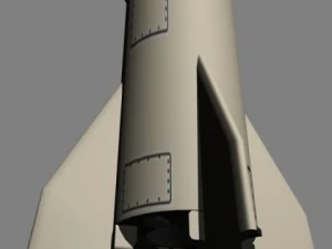 iranian shahab3b 3D Model