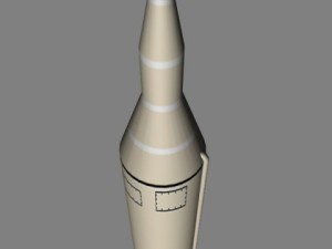 iranian shahab3b Modelo 3D