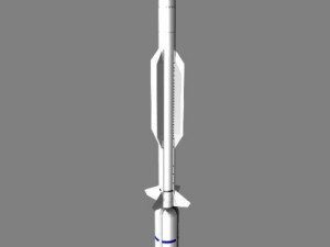 sm6 eram missile 3D Модель