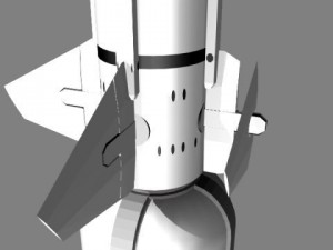 sm6 eram missile 3D Модель