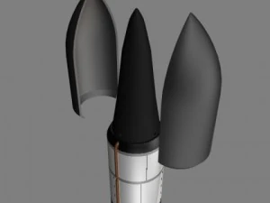 russian ss18 satan mod 5 3D Model