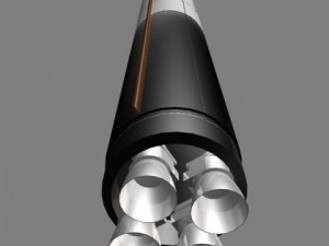 russian ss18 satan mod 5 Model 3D