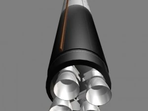 russian ss18 satan mod 5 3D Model
