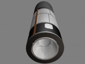 russian ss18 satan mod 5 3D Model