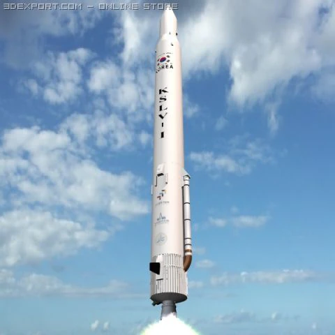south korean kslv1 3D Model .c4d .max .obj .3ds .fbx .stl .blend