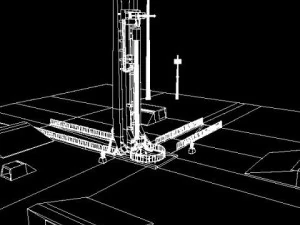 Naro-Startrampe 3D Modell