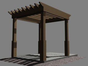 pergola 001 3D Model