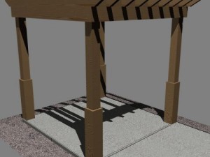 pergola 001 3D Model