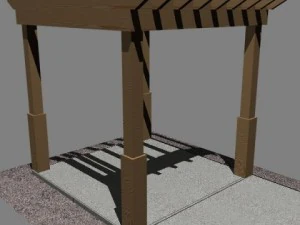 pergola 001 3D Model