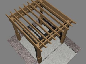 pergola 001 3D Model