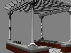 pergola 003 Modello 3D