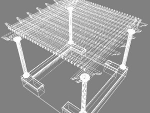 pergola 003 Modello 3D