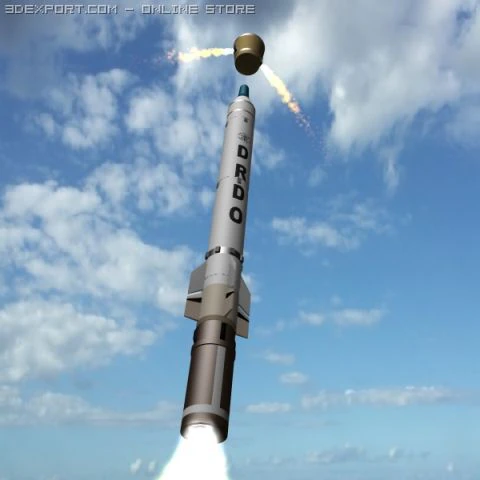 drdo shaurya srbm Modello 3D .c4d .max .obj .3ds .fbx .stl .blend 