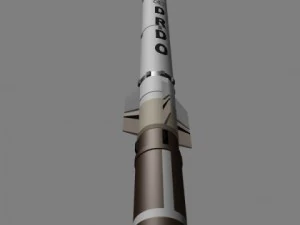 drdo shaurya srbm Modello 3D