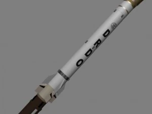 drdo shaurya srbm Modello 3D