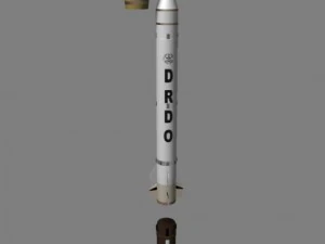 drdo shaurya srbm Modello 3D