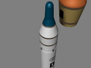 drdo shaurya srbm 3D Модель