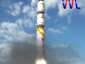 drdo agni5a missile 3D-Modell
