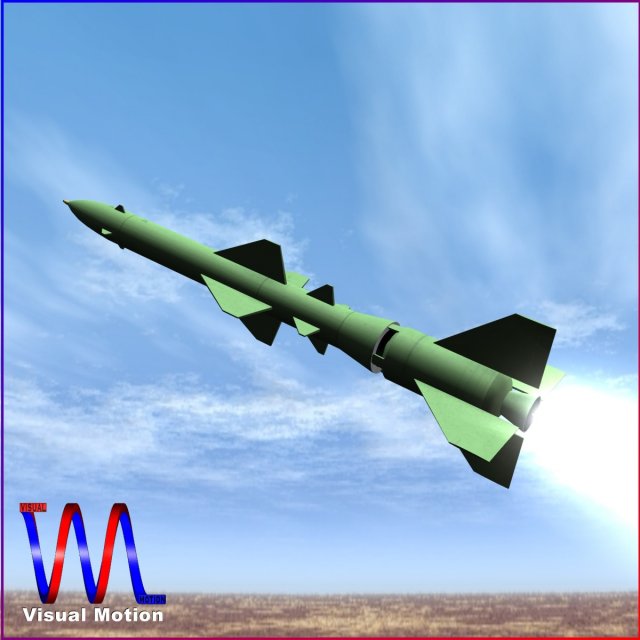 css-8 ballitic missile Modelo 3D .c4d .max .obj .3ds .fbx .stl .blend 
