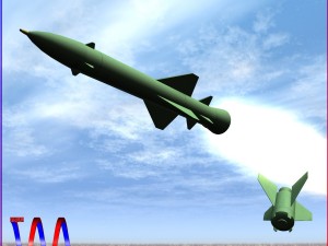 css-8 ballitic missile Modelo 3D