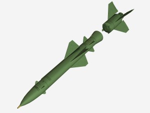 css-8 ballitic missile Modelo 3D