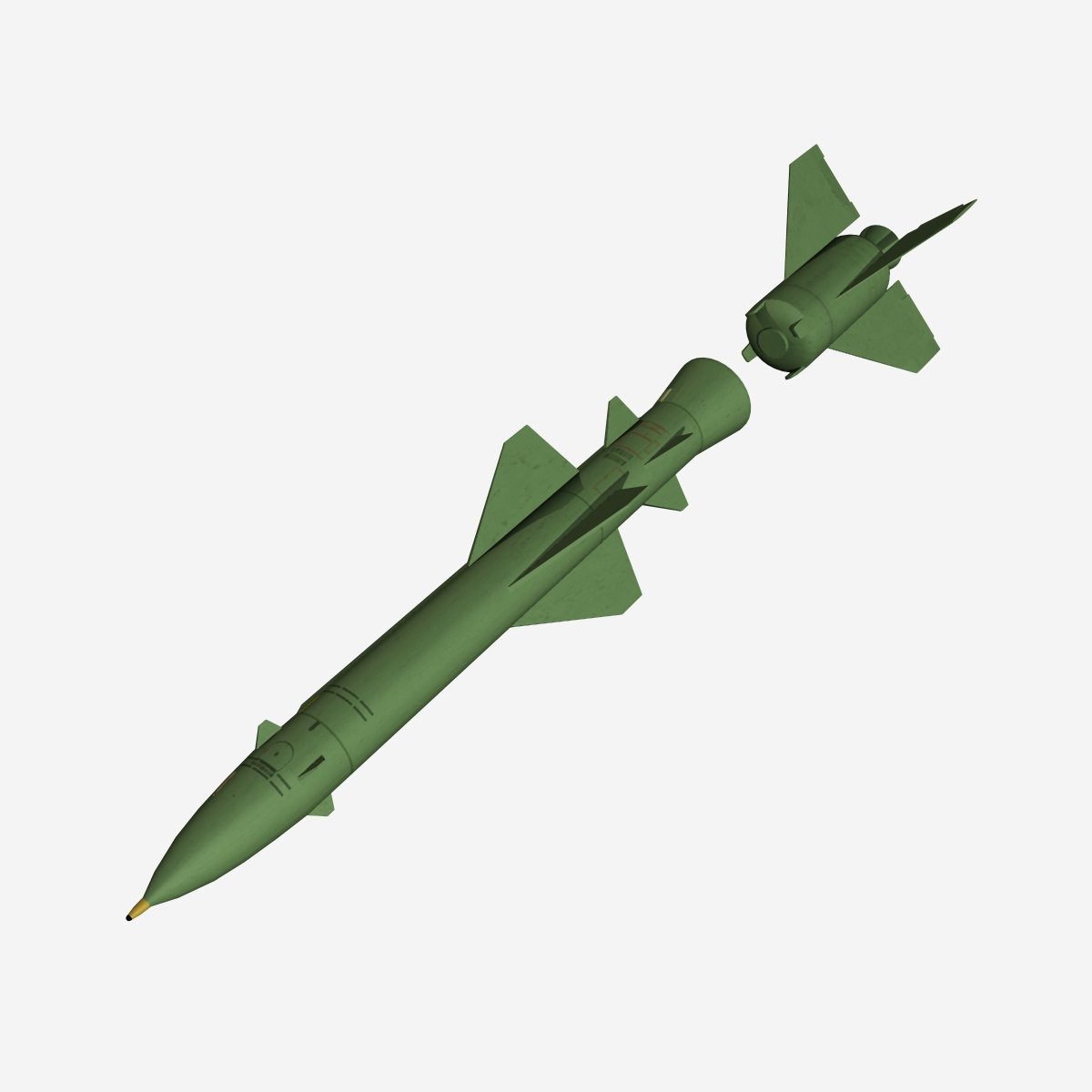 Css-8 Ballitic Missile 3D Модель In Снаряды 3DExport