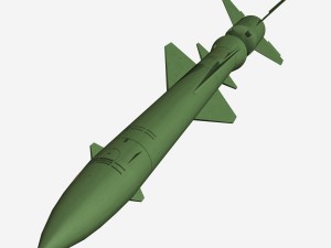 css-8 ballitic missile Modelo 3D