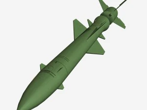 css-8 ballitic missile 3D Model