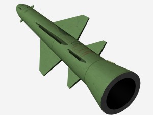 css-8 ballitic missile Modelo 3D