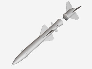 css-8 ballitic missile Modelo 3D