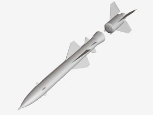 css-8 ballitic missile 3D Model