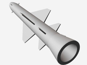 css-8 ballitic missile Modelo 3D