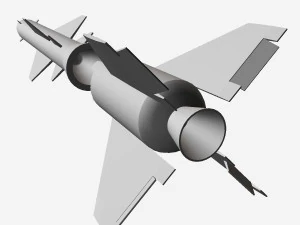 css-8 ballitic missile 3D Model